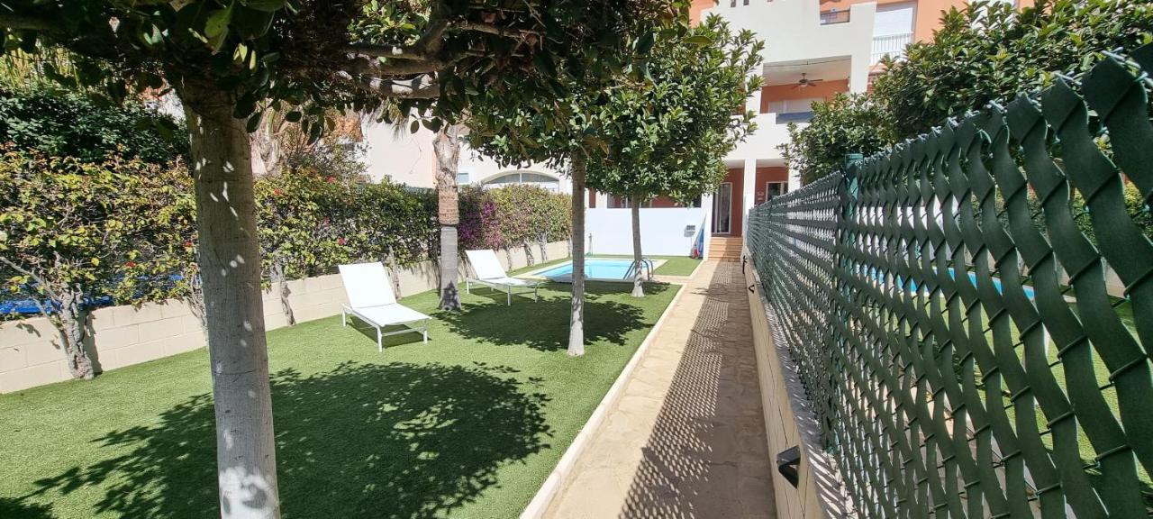 Homes Of Spain, Apartamentos Paraiso Vera Playa, Ed Nuku Hiva, Bajo W Con Jardin Y Piscina Privada A Pie De Playa, Wifi Playas de Vera 外观 照片